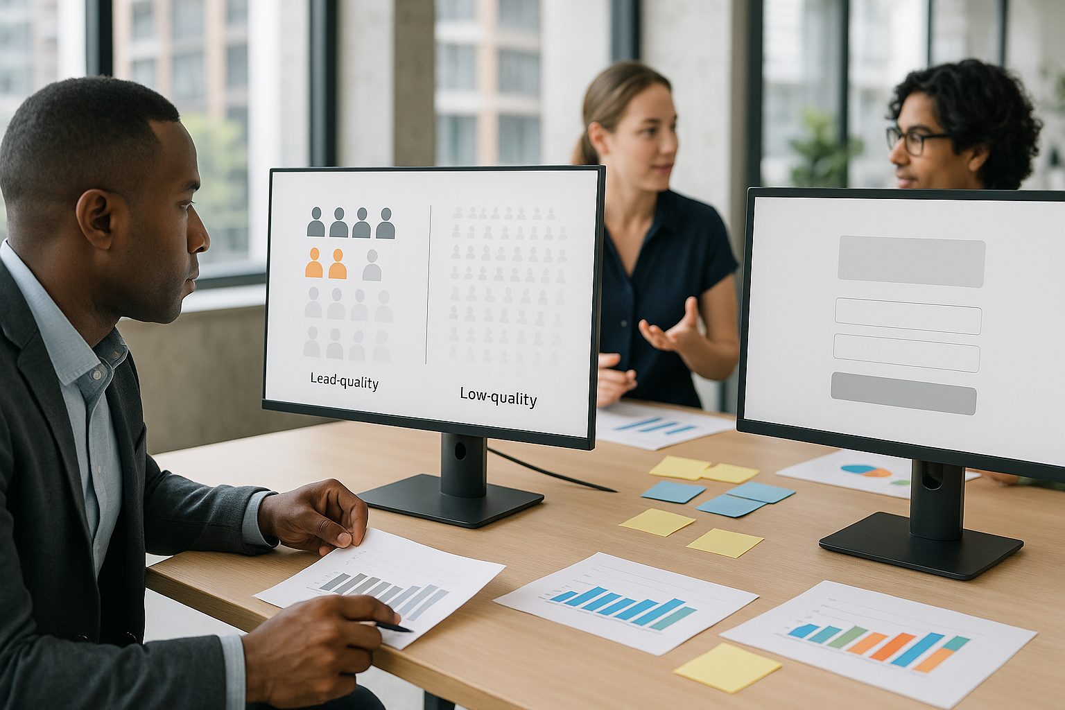 marketer optimising gated content