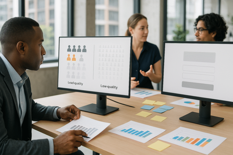 marketer optimising gated content