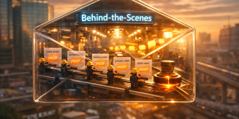 BTS proof for B2B cold email in Hyderabad