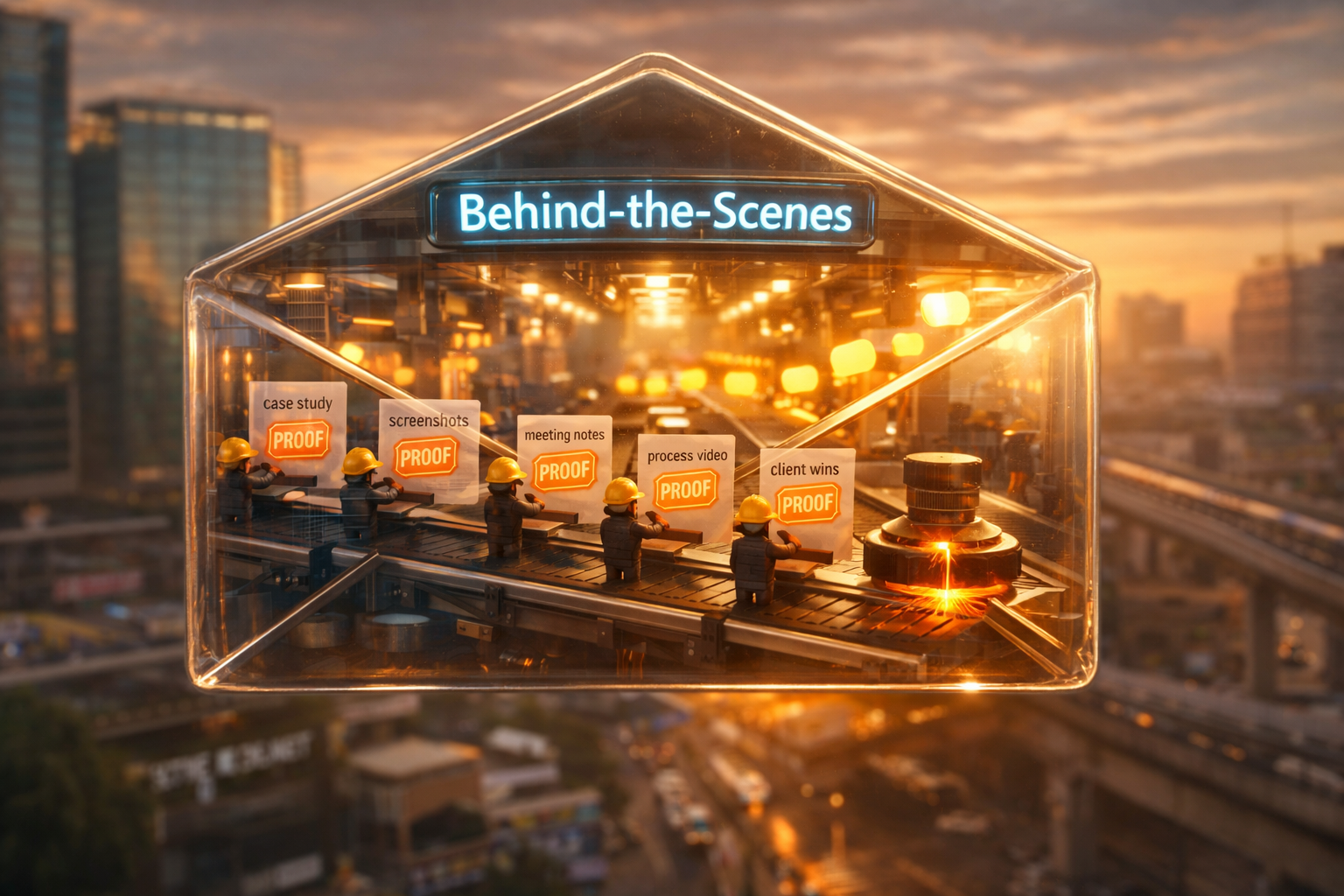 BTS proof for B2B cold email in Hyderabad