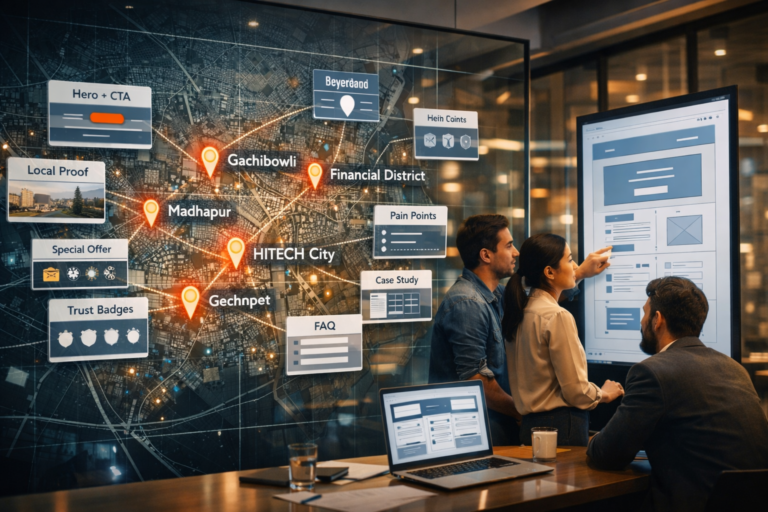 Hyderabad micro-market landing page template