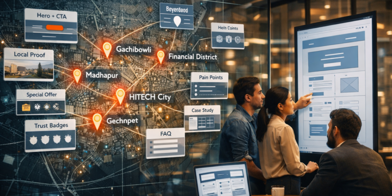 Hyderabad micro-market landing page template