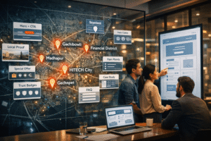 Hyderabad micro-market landing page template